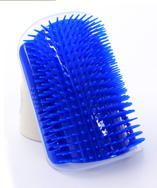 Cat Self-Grooming Corner Brush — Scratch, Massage & Groom in One