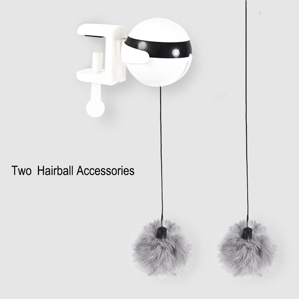 Smart Interactive Cat Toy Ball — Automatic Electric Feather Teaser