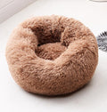Calming Donut Dog Bed — Ultra-Soft Plush for Anxious Pets